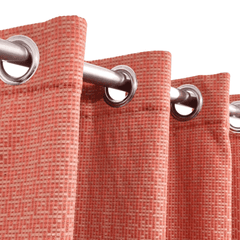 Jacquard Curtains - Orange