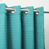 Jacquard Curtains - Turquoise