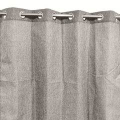 Premium Jute Curtains - Grey
