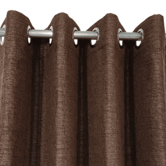 Premium Jute Curtains - Brown