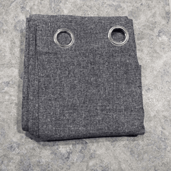 Premium Jute Curtains - Black & White