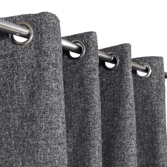 Premium Jute Curtains - Black & White