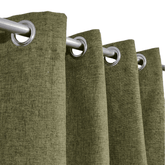Premium Jute Curtains - Pickle Green
