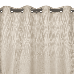 Self Print Thick Shanghai Curtain - Cream 2-3