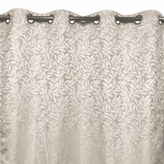 Self Print Thick Shanghai Curtain - Cream 3-3