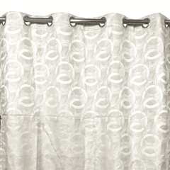 Self Print Thick Shanghai Curtain - Lite Gold 1-3