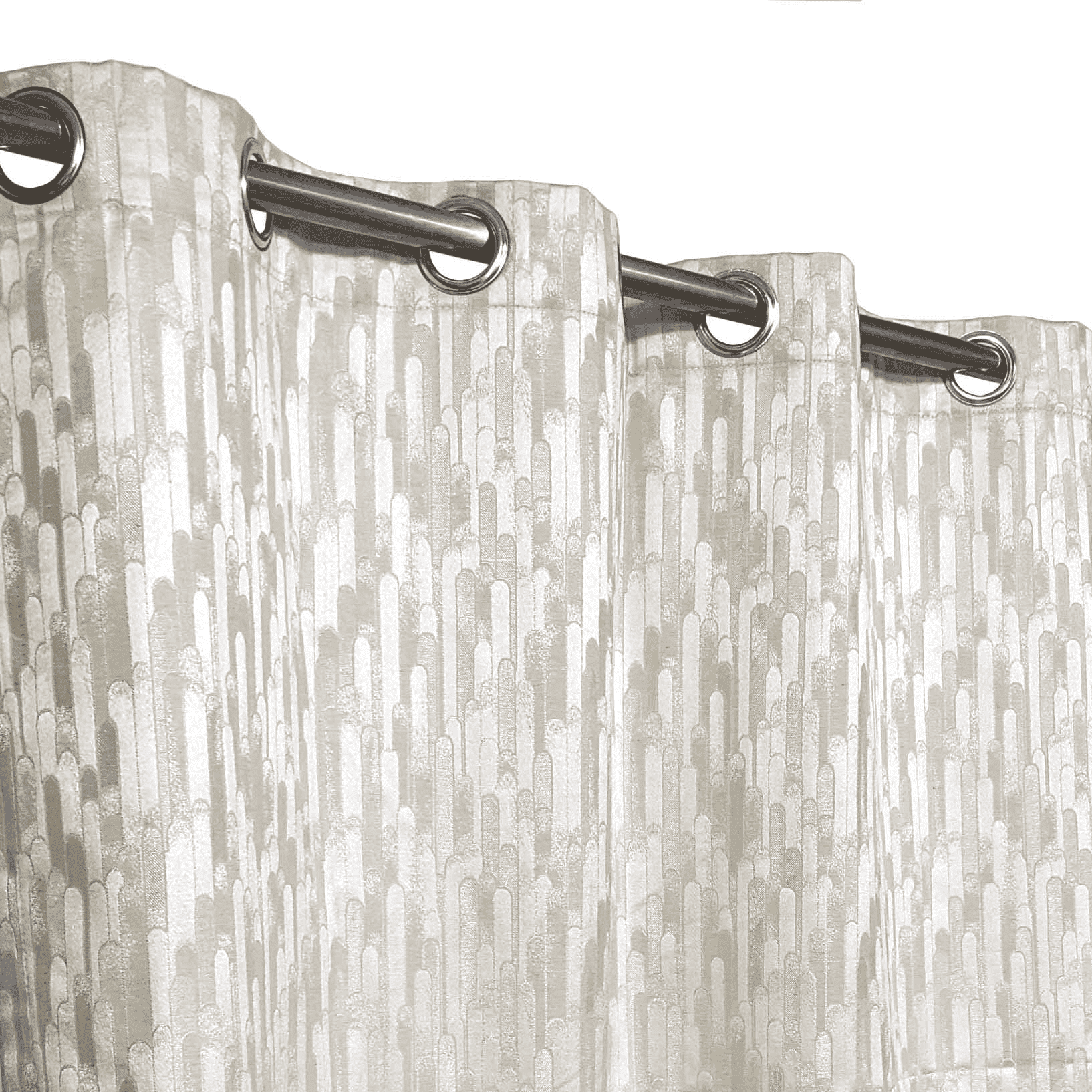 Self Print Thick Shanghai Curtain - Lite Gold 5
