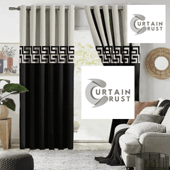 Versace splendid velvet curtain light grey black