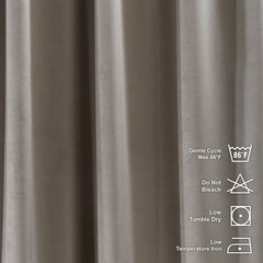 seashell velvet curtain