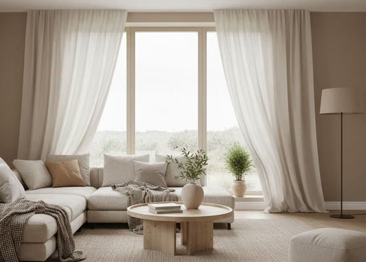 Window with Curtains