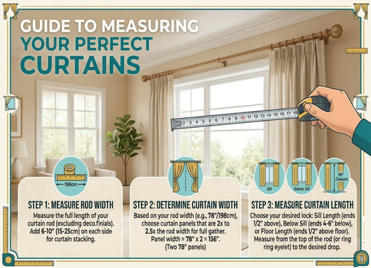 How to measure curtains