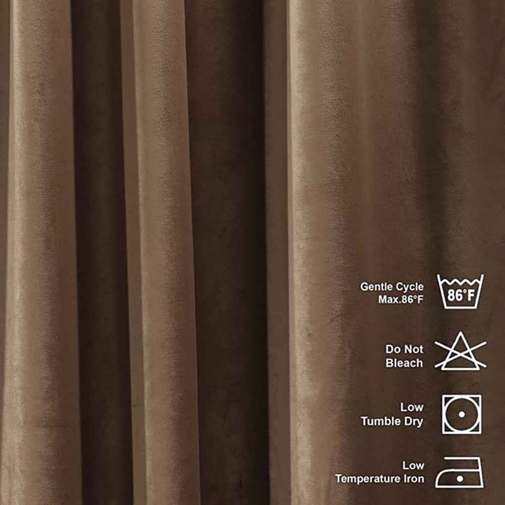 Antique Brass velvet curtains