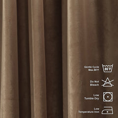 Antique Brass velvet curtains