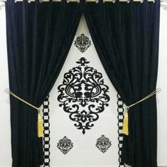 Blind-Curtains-Black White