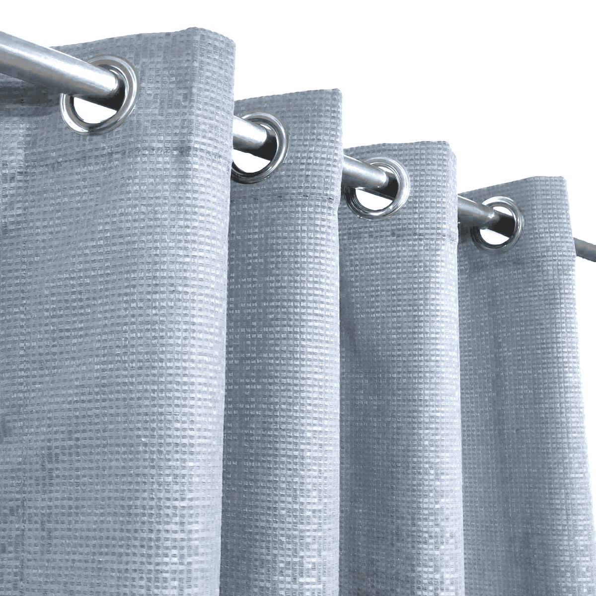 Jacquard Curtains - Grey
