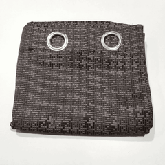 Jacquard Curtains - Dark Brown