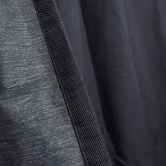 Premium Jute Curtains - Navy Blue