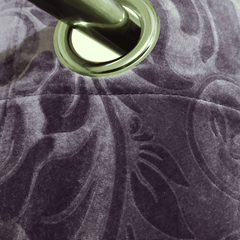 Premium Self Embossed Velvet Curtain - Lite Purple