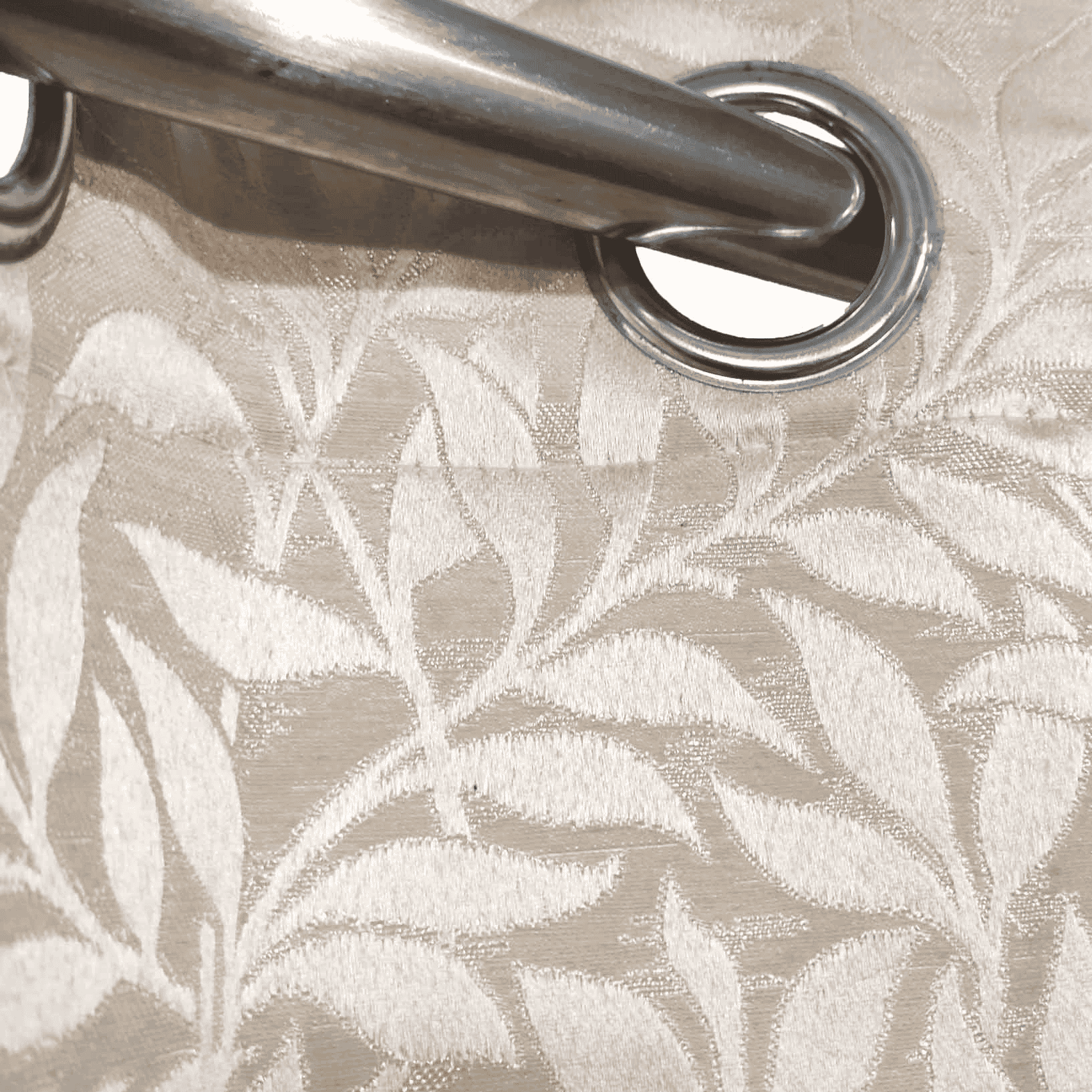Self Print Thick Shanghai Curtain - Cream 3-2