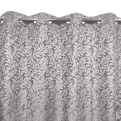 Self Print Thick Shanghai Curtain - Grey 1-4
