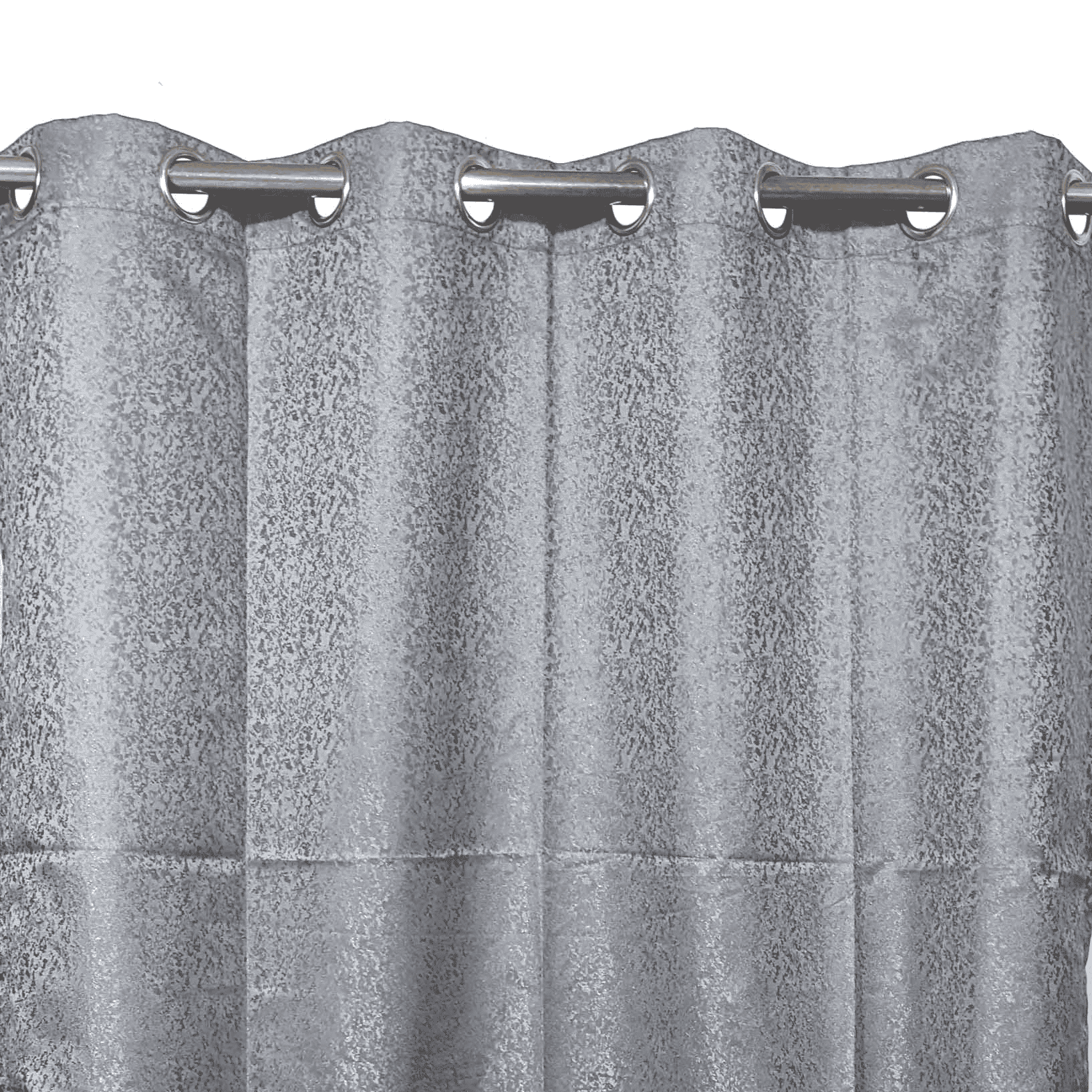 Self Print Thick Shanghai Curtain - Grey 3-3