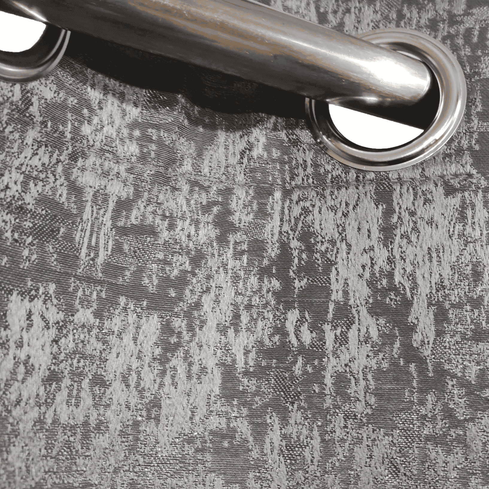 Self Print Thick Shanghai Curtain - Grey 7-2