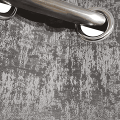Self Print Thick Shanghai Curtain - Grey 7-2