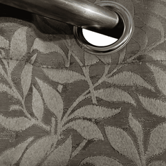 Self Print Thick Shanghai Curtain - Lite Brown 1-1