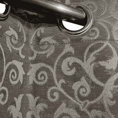 Self Print Thick Shanghai Curtain - Lite Brown 2-3