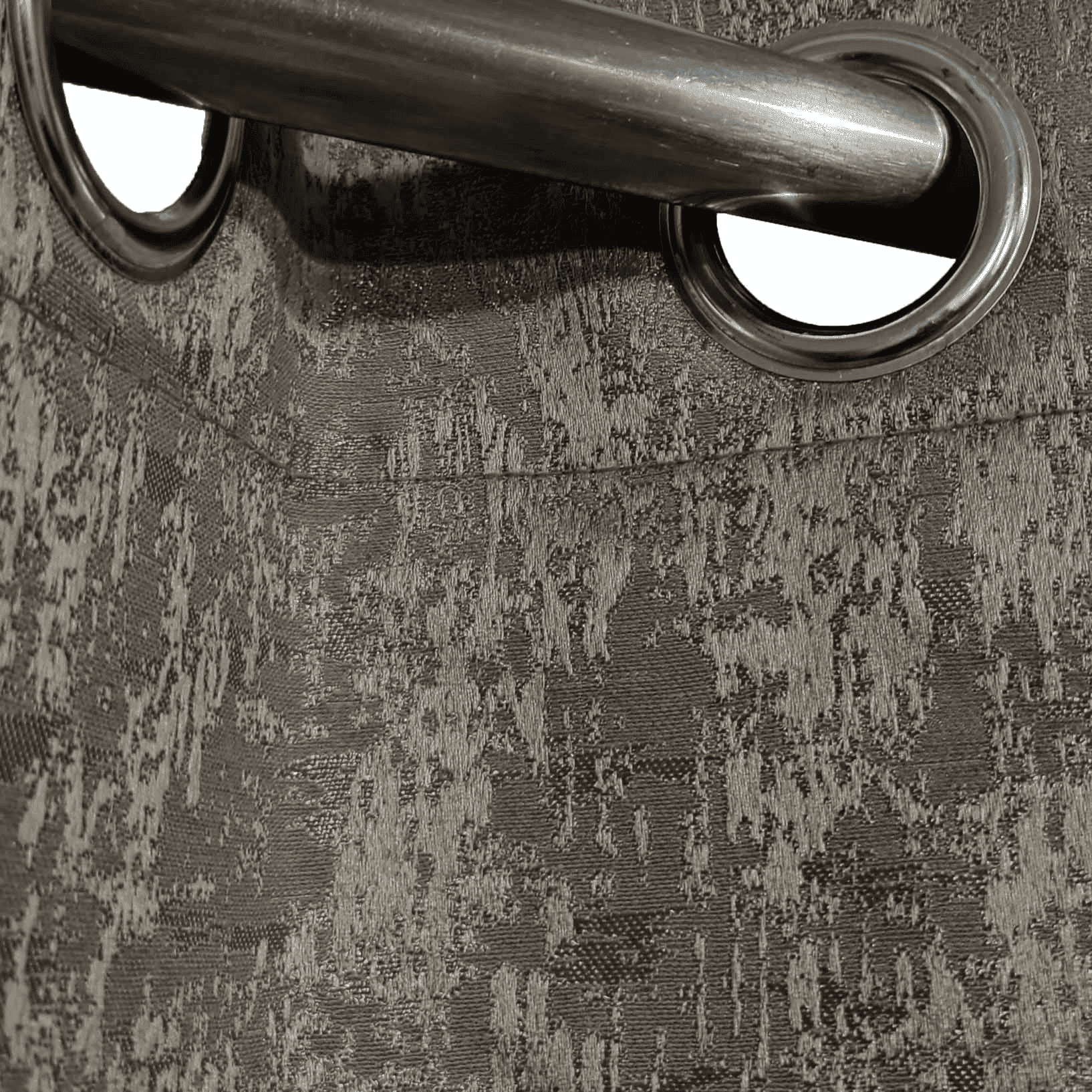 Self Print Thick Shanghai Curtain - Lite Brown 4-2