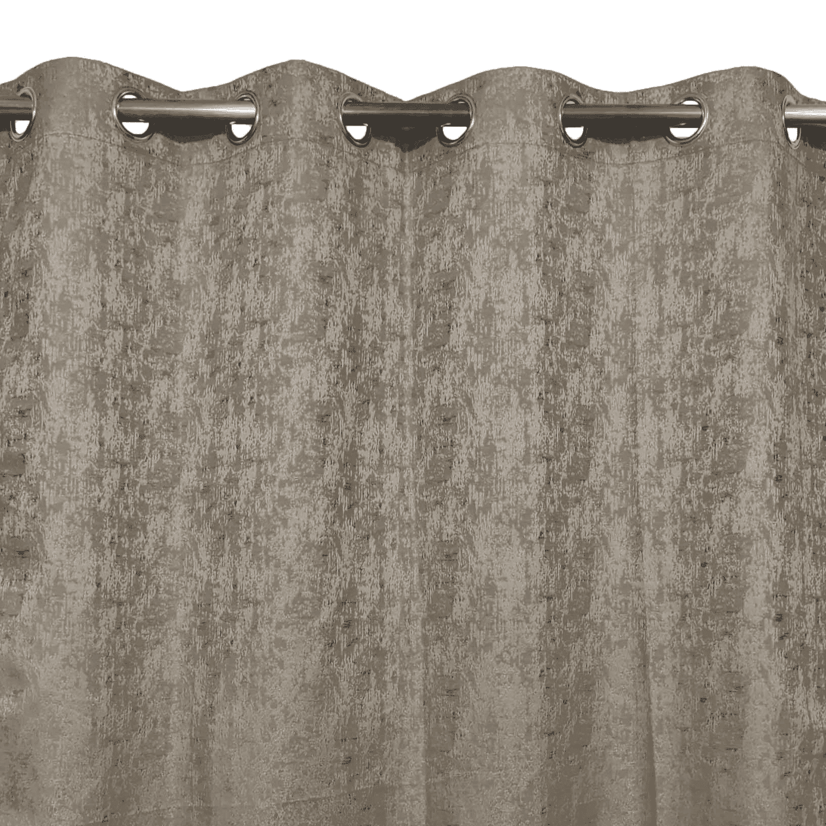 Self Print Thick Shanghai Curtain - Lite Brown 4-3