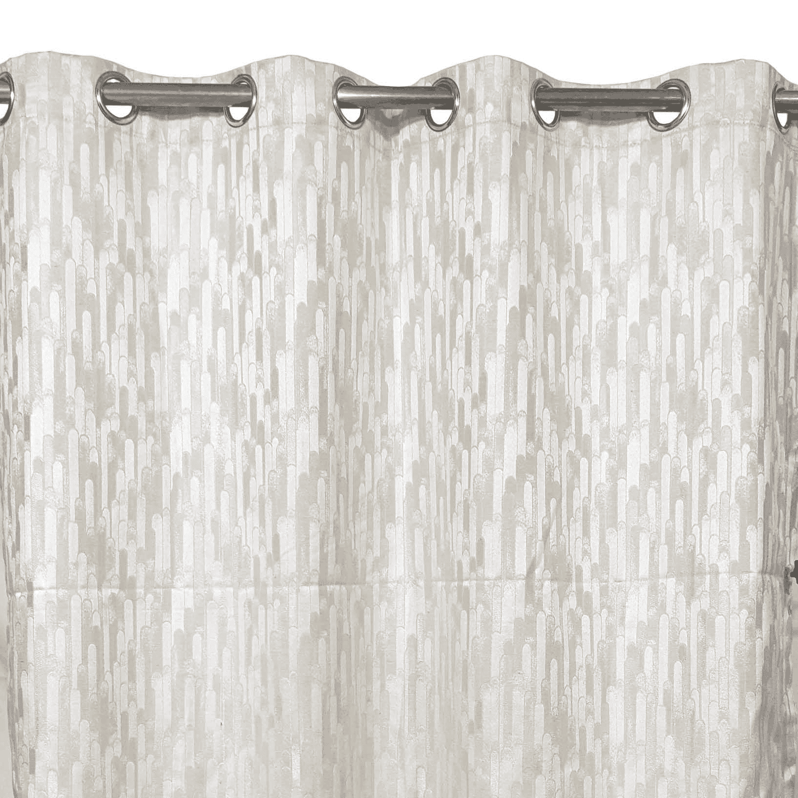 Self Print Thick Shanghai Curtain - Lite Gold 5-2